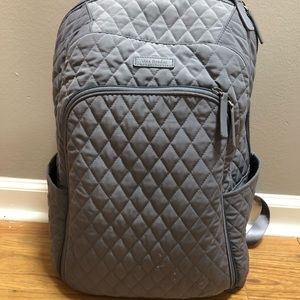 Vera Bradley Classic Grey Laptop Backpack